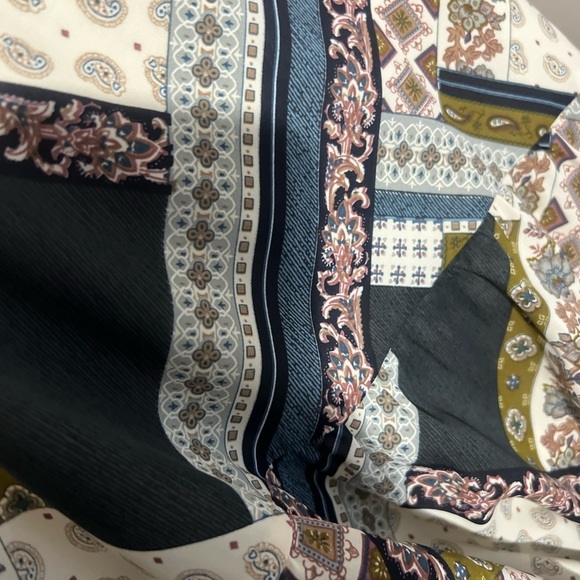 Ava & Lu Teen Girl Large 20 Patchwork Jumper Dress Printed Boho Sleeveless New - Picture 4 of 7